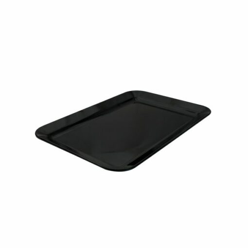 Melamine Platter Rectangular Wide Rim 450 x 300mm Black